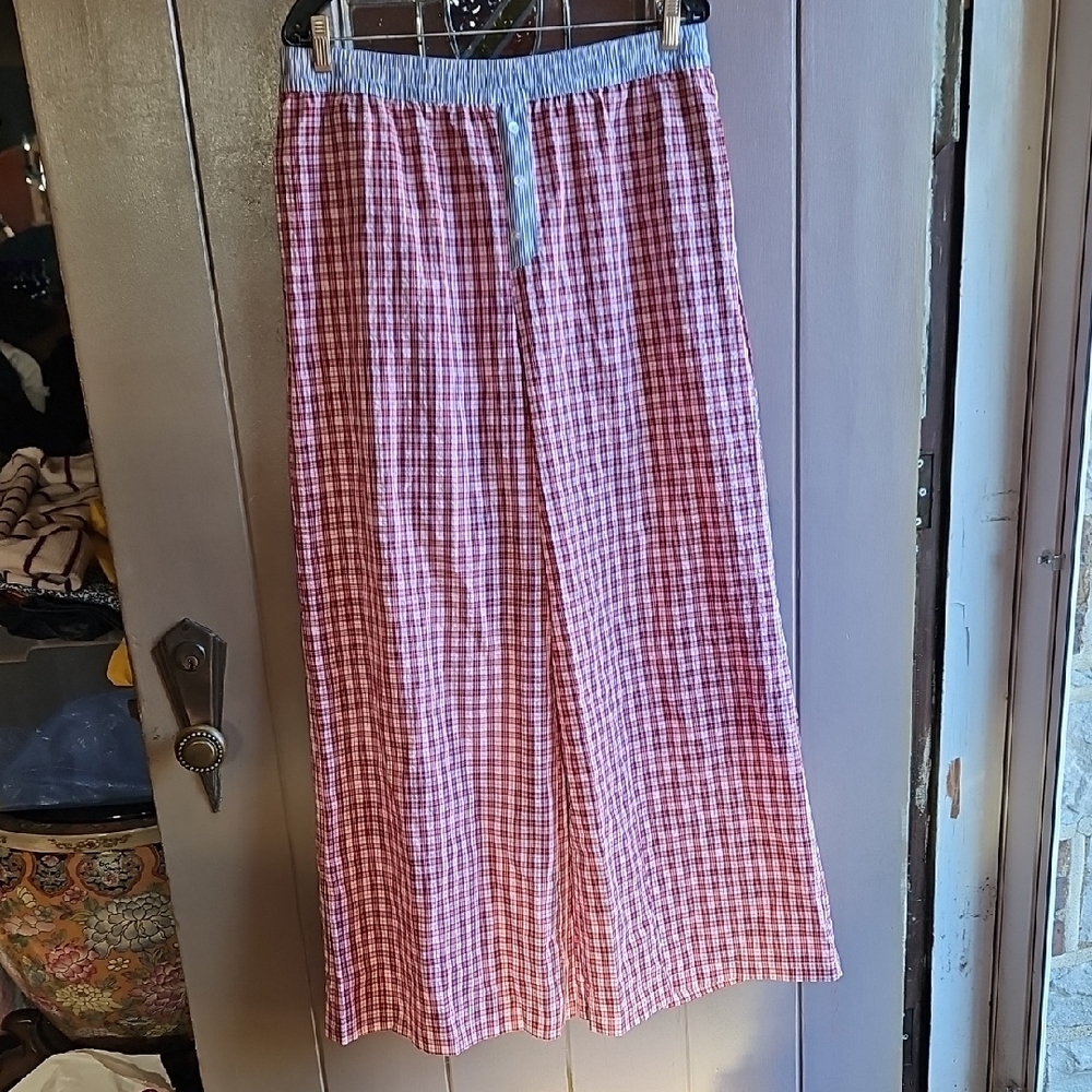 NWT Sincerely Jules Seersucker Pajama/Lounge Pants